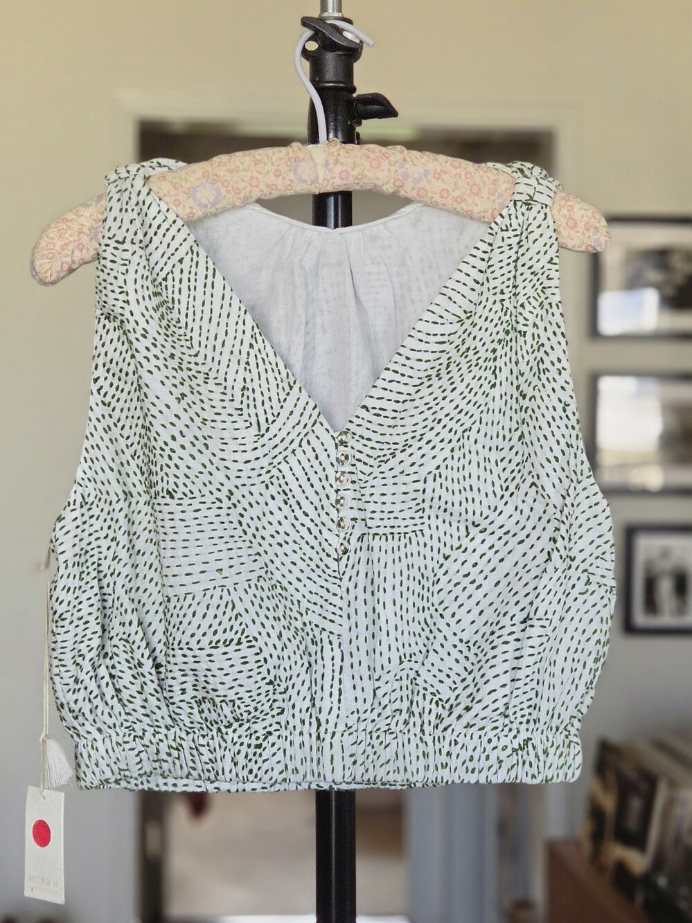 MIRTH Handmade Edition Andaman Top - Moss Hand Embroidery - Picture 2 of 8